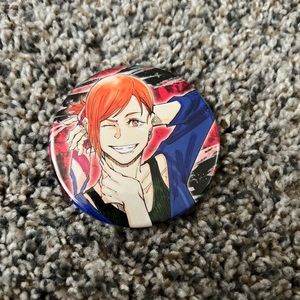 🔥🌟3/$15 Jujutsu Kaisen Nobara Can Badge from Japan